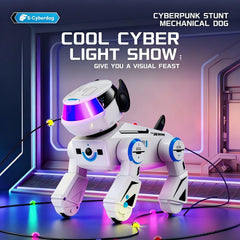 Smart AI Robot Dog for Kids, Remote Control Interactive Robotic with Light