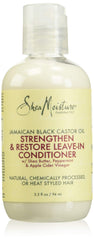 Shea Moisture Jamaican Black Castor Oil Reparative Leave-In Conditioner For Unisex, 3.2 Oz.