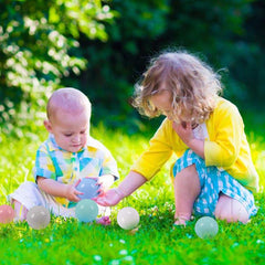 50 Soft Plastic Ball Pit Balls - Plastic Toy Balls for Kids - Ideal Baby Toddler Ball Pit, Ball Pit Play Tent, Baby Pool Water Toys, Kiddie Pool, Party Decoration, Photo Booth Props