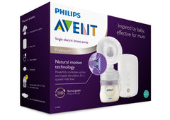 Philips-Avent SINGLE ELECTRIC CORDLESS BREAST PUMP, Clear (SCF396/11)