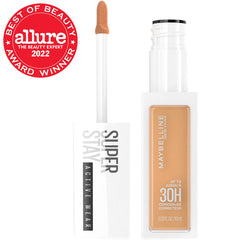 Maybelline New York Super Stay Liquid Concealer Makeup, Full Coverage Concealer, Up to 30 Hour Wear, Transfer Resistant, Natural Matte Finish, Oil-free, Available in 16 Shades, 30, 0.33 Fl Oz