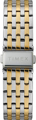 Timex Classic 41 mm Men's Stainless Steel Bracelet Watch, Two Tone, 41 mm, Dress Watch - Band Multicolor