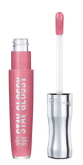 Rimmel Stay Glossy Lip Gloss - Non-Sticky and Lightweight Formula for Lip Color and Shine - 140 Flower Power, 18oz