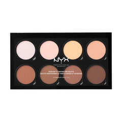 NYX Professional Makeup Highlight & Contour Pro Palette, 01, Full Size