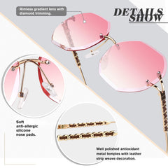 Polarized Sunglasses for Women Oversized Sun Glasses Fashion Shades SUNIER S85