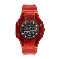 Skechers Analog-Digital Watch for Men - Red
