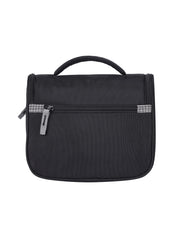 Gear Toilet Pouch 6L Small Waterproof Makeup Kit/Toilet Kit/Toiletry Bag/Travel Bag/Travel Pouch with Wall Hanging Loop-Black Grey