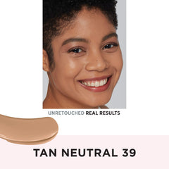 IT Cosmetics Your Skin But Better Foundation + Skincare, Tan Neutral 39 - Hydrating Coverage - Minimizes Pores & Imperfections, Natural Radiant Finish - With Hyaluronic Acid - 1.0 fl oz