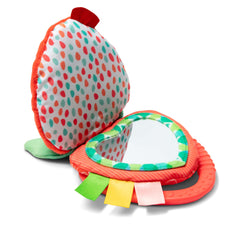 Melissa & Doug Multisensory Strawberry Cuckoo Baby Travel Stroller Toy for Babies up to 12 Months