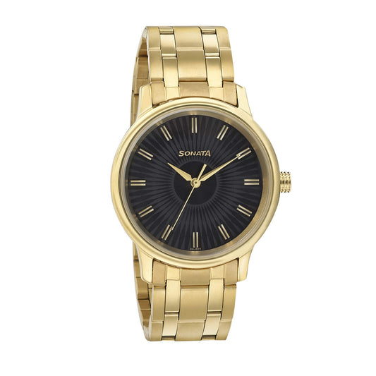 Sonata Wedding Analog Black Dial Men's Watch NM7134YM02/NN7134YM02/NP7134YM02
