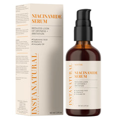 InstaNatural Niacinamide 5% Face Serum - Vitamin B3 Anti Aging Skin Moisturizer - Diminishes Breakouts, Wrinkles, Lines, Age Spots, Hyperpigmentation, Dark Spot Remover for Face - 2 oz