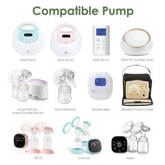 Maymom 2nd Generation Pump Valves for Spectra S1, S2 and 9 Pumps and Philips Avent Comfort Electric Breast Pump; (4 pc)