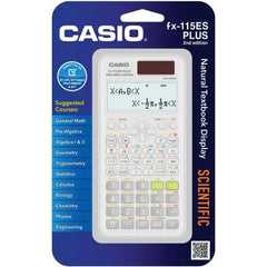 Casio FX-115ES PLUS 2nd Edition Scientific Calculator β White