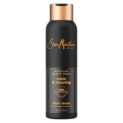 SheaMoisture, Calm & Clearing Body Wash, African Black Soap, 18 fl oz (532 ml)