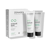 ZENAGEN Evolve Repair + Protect Travel Duo | Nourishing Shampoo + Conditioner, Repairs & Strengthens Damaged Hair, Promotes Thicker Fuller Growth, Plant-Based, Color-Safe, Vegan, 2.5 oz