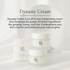 Beauty of Joseon Dynasty Cream Facial Moisturizer for Dry, Acne-Prone, Sensitive Skin. Daily Hydration Korean Skincare for Men and Women 50ml