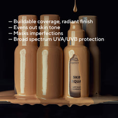 MÁDARA Organic Skincare | Skin Equal Soft Glow Foundation SPF15 CARAMEL 70-30ml, Mineral foundation with hyaluronic acid, Buildable medium coverage, Dewy foundation, Vegan, COSMOS natural certified