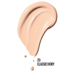 Maybelline (20 CLASSIC IVORY) - Dream Radiant Liquid Medium Coverage Hydrating Makeup, Lightweight Liquid Foundation, Classic Ivory, 30ml