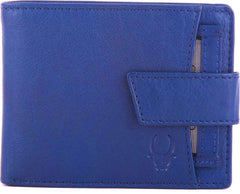 Wildhorn Genuine Leather Hand-Crafted Wallet Men Wallets - Blue