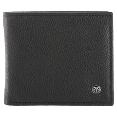 TITAN Men's Bifold Leather Wallet - Black
