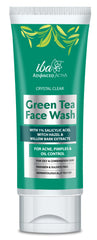 Iba Advanced Activs Crystal Clear Green Tea Face Wash l High Foam l For Oily Combination & Acne Prone Skin | Halal Certified & Vegan-100 ml
