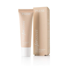 Paese Cosmetics Run for Cover 12h Longwear Foundation, full coverage matt and smooth skin effect, SPF 10, Vitamin E, 30 ml (60W Olive)