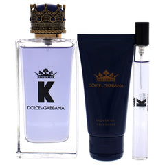 Dolce & Gabbana K Eau De Toilette Spray Set, 100 ml, 3.3 Ounce