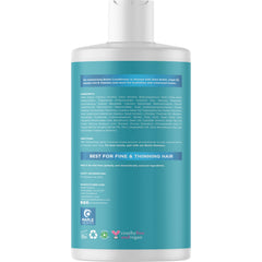 Biotin Volumizing Conditioner for Hair Growth - Sulfate Free Conditioner with Shea Butter Green Tea and Argan Oil - Moisturizing Biotin and Collagen Hair Fall Treatment for Women and Men - 473 ml