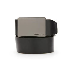 Perry Ellis Portfolio Men's Plaque Reversible Belt