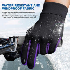 SIMARI Winter Gloves Men Women Touch Screen Glove Cold Weather Warm Gloves Freezer Work Gloves Suit for Running Driving Cycling Working Hiking 102 - Majesty