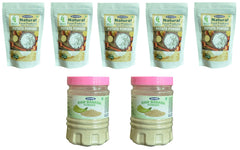 SHOODDH POTATO FACE POWDER All Natural, 5 x 100 GM (Buy 5 and Get 2 Free Raw Banana Powder)