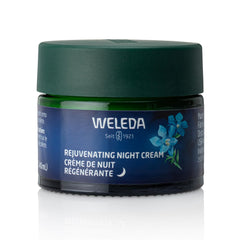 Weleda Regenerist Night Cream, a botanical-enriched moisturizer with blue gentian and edelweiss