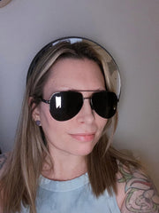 LUENX Aviator Sunglasses for Women Men Polarized Lens with Accessories - UV 400 Protection 60MM