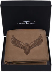 URBAN FOREST Zeus Vintage Tobacco Leather Wallet for Men