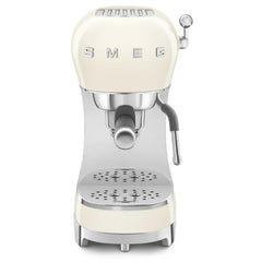 SMEG 50'S Style Espresso Manual Coffee Machine (ECF02CRAU) - Cream