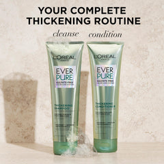 L’Oréal Paris Hair Care EverStrong Thickening Sulfate Free Shampoo & Conditioner Kit, Thickens + Strengthens, For Thin, Fragile Hair, (8.5 fl. oz. each)