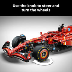 LEGO Technic Ferrari SF-24 F1 Model Car Kit - Building Set for Adults, Ages 18+ with Realistic Features - Ferrari DIY Craft for Display - Gift Idea for F1 Fans - 42207