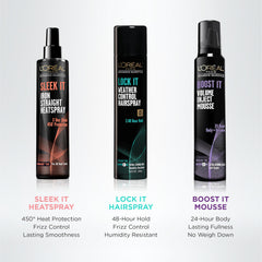 LOreal Professional Advanced Hairstyle Boost It Volume Inject Mousse For Unisex,250ml