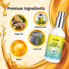 Luv Me Care Unsex Biotin Hair Growth Oil Serum (1.7oz)