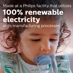 AVENT Philips Ultra Air Pacifier - 4 x Light, Breathable Baby Pacifiers for Babies Aged 18 Months Plus, BPA Free with Sterilizer Carry Case (Model SCF349/25)