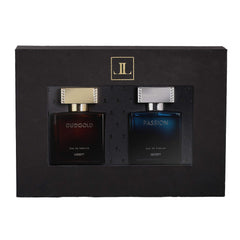 Liberty LUXURY Passion & Oud Perfume for Men Combo Pack, Valentine Gift Pack, Long Lasting Smell, Eau de Parfum(EDP) - Gift Set for Men 100ml(Passion 50ml & Oud 50ml)