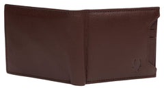 WildHorn Men WH1253 Travel Accessory- Bi-Fold Wallet - Brown-WH1253