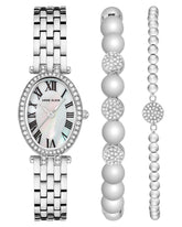 Anne Klein Women Analog Mixed Metal Silvertone Watch