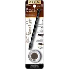 L’Oréal Paris L'Oreal Brow Stylist Frame and Set, Light Brunette, 0.08 oz.