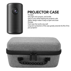 BROLEO Hard Travel Case for Samsung The Nebula Anker Capsule 3 1080p Projector, Portable Waterproof Projector Bag with Soft Interior, Shockproof & Dustproof