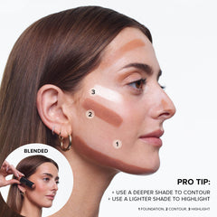 Nudestix Nudies Tinted Blur Foundation Stick, Light 1, 0.2 fl oz (6.2 g)