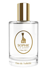Sophie the Giraffe Fragrances - Vegan Children's Sophie the Giraffe Eau de Toilette 100ml + Free Teething Ring - Ideal for Children, Moms and Pregnant Women - 96% Natural