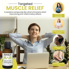 Drsous Ca Organic Lemongrass Essential Oil 30ml | 100% Cold Pressed Pure and Natural Lemongrass Oils for Diffuser, Stress Relief, Skin care and Hair care | Made in Palestine