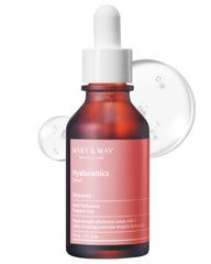 Mary&May Hyaluronics Serum, Containing 6 forms of varying molecular weight`s hyaluronics for Hyper-strength rehydration, Fragrance Free 1.01 fl oz