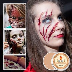 BASTOUR Skin wax, derma wax, scar wax, Halloween make-up wax, wound effect wax, scar wax, fake scar wound make-up, for Halloween, festival, stage, special effects, masquerade, cosplay party, 15 g